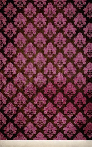 Click Props Hintergrund Vinyl mit Bild Damask Dark Pink 1,52 x 2,44m Nr. CP-591422