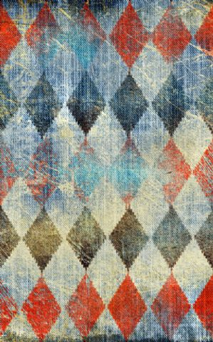 Click Props Hintergrund Vinyl mit Bild Denim Harlequin 1,52 x 2,44m Nr. CP-590537