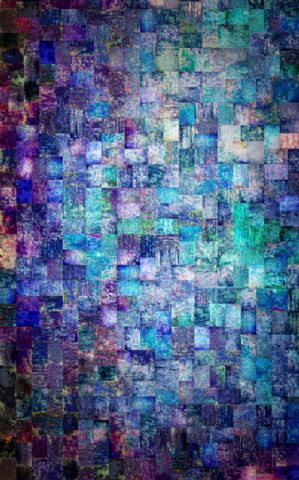 Click Props Hintergrund Vinyl mit Bild Aqua Mosaic 1,52 x 2,44m Nr. CP-590512