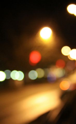 Click Props Hintergrund Vinyl mit Bild Midnight Street Bokeh 1,52 x 2,44m Nr. CP-590322