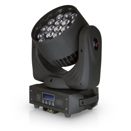 LED Moving Head WASH 19x15W RGBW 4w1 ZOOM Osram Nr. FP-F7000530