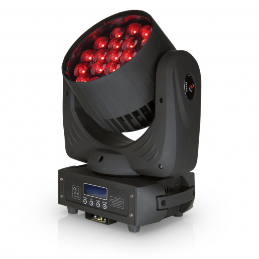 LED Moving Head WASH 19x15W RGBW 4w1 ZOOM Osram Nr. FP-F7000530