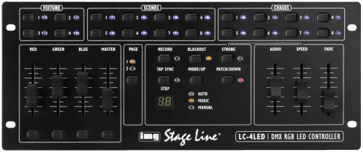 Professioneller RGB-LED DMX-Controller LC-4LED Nr. MO-380160