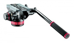 Pro Fluid Video-Neiger mit flacher Basis und 504PL Nr. MA MVH502AH