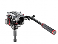 Manfrotto Pro Fluid Video-Neiger mit 75 mm Halbkugel und 504PLONG Nr. MA 504HD