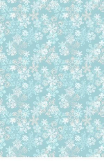 Click Props Background Vinyl with Print Snowflake Blue 1.52 x 2.44M No. CP-590417