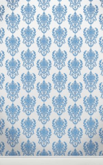 Click Props Hintergrund Vinyl mit Bild Damask W Blue 1,52 x 2,44m Nr. CP-591447