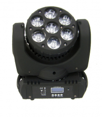 LED MOVING HEAD BEAM 7x15W RGBW 4w1 OSRAM 5*/25* Nr. FP-F7000564